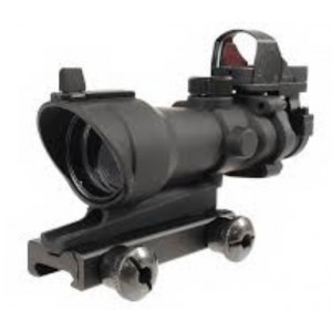 Прицел оптический AIM-O ACOG 4×32 Scope + Mini Red Dot Black AO5317-BK